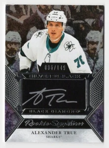 2020-21 Black Diamond Silver on Black Rookie Signatures Auto Alexander True /149 - Picture 1 of 1