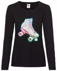 Roller Skate Women Long Sleeve T-Shirt Inline-Skater Inliner Rollerblades Sport