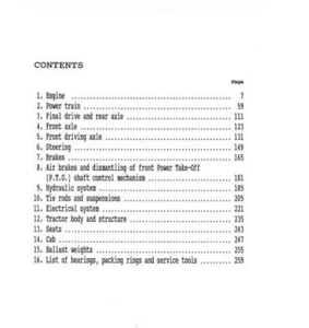 Zetor 3320 to 7701 Workshop Manual - Picture 1 of 5