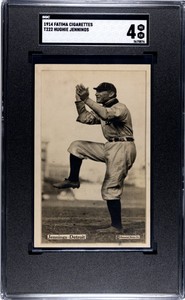 1914 Fatima Cigarettes #T222 Hughie Jennings SGC 4