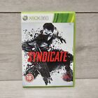Syndicate Gamexbox 360 Shoot 'em Up Original English Pal Release Complete Vgc