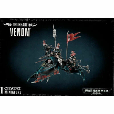 Games Workshop Warhammer 40K Drukhari Dark Eldar Venom Boxed Set - Image 1 of 3