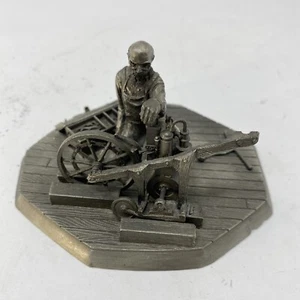 DEUTSCHES MUSEUM Pewter Metal Figures/Sculptures ''Gottlieb  Daimler'' 1834-1900 - Picture 1 of 6