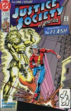 1991 JUSTICE SOCIETY OF AMERICA #1,3,8 ( SET OF 3 ISSUES )  DC COMICS  VF+