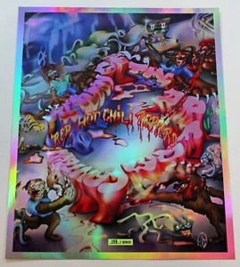 RED HOT CHILI PEPPERS RETURN OF THE DREAM CANTEEN LIMITED FOIL POSTER PRINT /250 - Picture 1 of 2