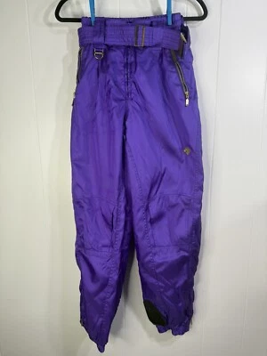 Descente Vintage Snow Pants Women’s Size 28 Waterproof Ski Snowboard Pant Purple - Image 1 of 4