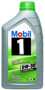 ENGINE OIL MOBIL 1 0W30 API SL SN ACEA A5 B5 C2 BMW LL-12 FE FORD M2C920 A MB