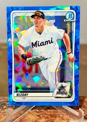 2020 Bowman Chrome Sapphire Prospects #BCP-116 ~ J.J. Bleday  Miami Marlins - Image 1 of 2