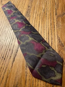 Vintage EUC Andrew Fezza Silk Abstract Tie Necktie Made In Italy - Picture 1 of 8
