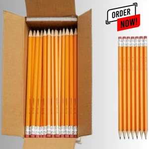 Amazon Basics Wood-Cased Pencils, Pre-sharpened, HB Lead Bulk Box, 150 Count New - Picture 1 of 5