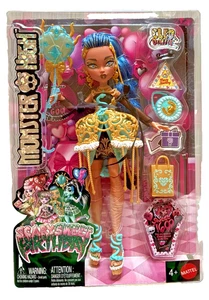 Monster High Cleo De Nile Spaventoso Dolce Compleanno Dolce 1600 NUOVO 4+ - Foto 1 di 8