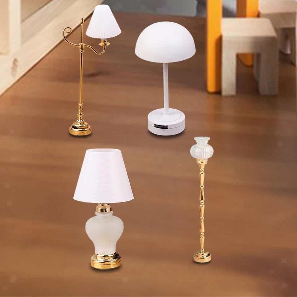 Lampada per casa delle bambole, accessori per casa delle bambole, articolo - Immagine 1 di 2