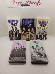 Lot Doo Wop 50 & 51 VHS Rhino 5 VHS Tapes - Picture 1 of 13