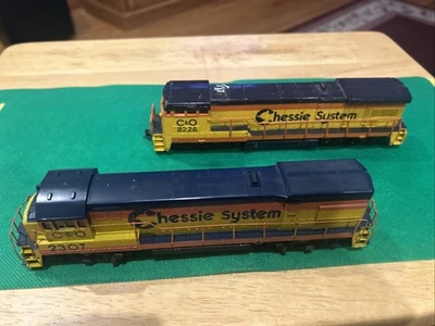 Athearn Blue Box #34014 , Chessie #2307 , HO Bachman 8226 Engines - Image 1 of 4