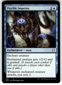 Psychic Impetus Commander: Adventures in the Forgotten Realms Regular MTG - Picture 1 of 2