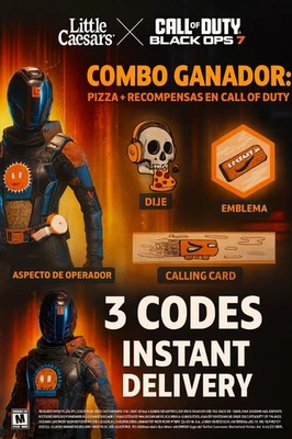 GLOBAL ACCESS 🍕CALL OF DUTY BLACK OPS 7 LITTLE CAESARS PROMO CODE 🍕 3-CODES