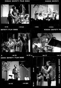 '80 Art Ensemble of Chicago Public Theatre Jazz Gahr 35mm 6 Negative Lot C685 - Picture 1 of 1