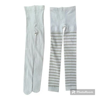 Paquete de medias de lana Cat & Jack para niñas, talla mediana, ambas nuevas sin etiquetas Foto 1 de 4