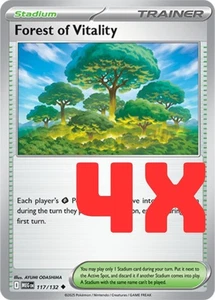 4x Pokémon TCG Wald der Vitalität 117/132 S&V Mega Evolution Regular Englisch NM - Bild 1 von 1