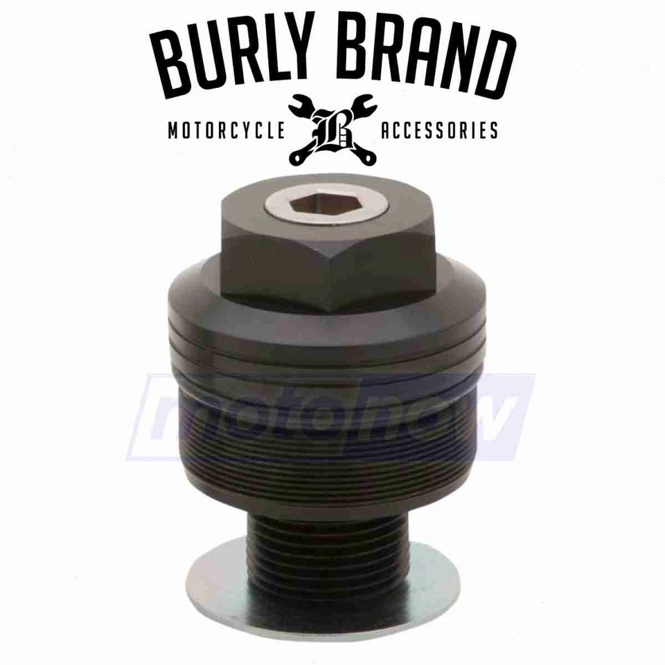 Burly Brand Fork Preload Adjuster for 1993-2005 Harley Davidson FXDL Dyna lv Foto 1 de 4