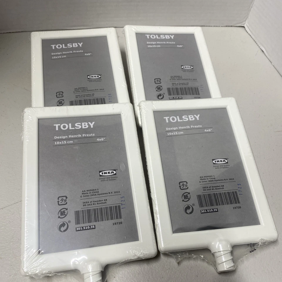 2x IKEA TOLSBY White 4x6 Tabletop Picture Frame 2 Frames