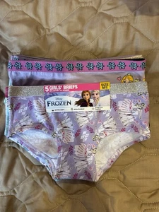 Disney Frozen Little Girls' Toddler "Snowflakes" 9 Pack Panties  Size 6 New - Picture 1 of 13