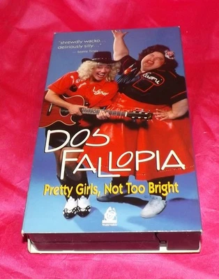 💥 Dos Fallopia Pretty Girls Not Too Bright 1996 VHS Feminist Comedy Wolfe Video - Image 1 of 3