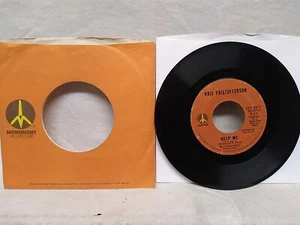 Kris Kristofferson Why Me / Help Me 45 RPM Monument ZS7 8571 1973 - Picture 1 of 4