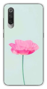 Coque en silicone imprimée compatible Xiaomi Mi 9 Mi 9 Pro Fleur Rose - Photo 1 sur 3
