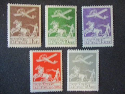 Denmark C1-5  Mint Hinged WDWPhilatelic (4-23) Cover