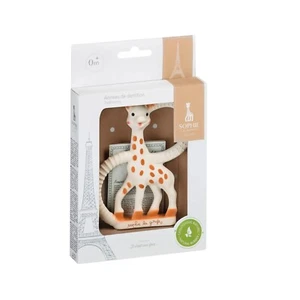NEW Packaged Sophie la Girafe So Pure Ring Teether Natural Rubber Soft 0+ Month - Picture 1 of 1