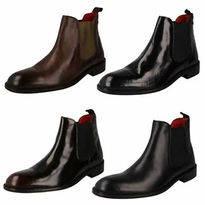 Mens Base London Stylish Chelsea Boots 'Truman' - Picture 1 of 19