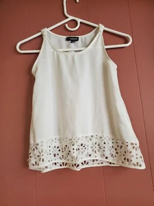 Jordache Girls M (7-8) White Tank Top - Picture 1 of 5