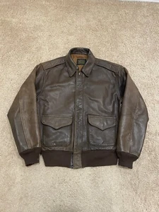 Avirex A-2 Fliegerjacke Typ A2 Leder Bomber U.S. Army Air Forces USA - Bild 1 von 6