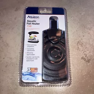 Aqueon Small Aquarium Fish Tank Submersible Mini Flat Heater Up to 5 Gallon 7.5w - Picture 1 of 4