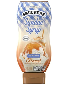 Smucker's Sugar Free Caramel Sundae Syrup, 19 Ounce Squeeze Bottle - Picture 1 of 2