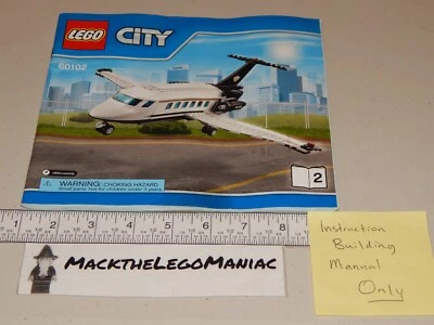 Lego City 60102 Book 2 Instructions Building Manual Only Airport VIP Service - Image 1 of 4