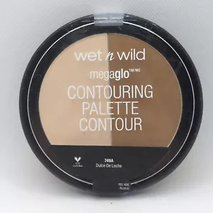 wet n wild MegaGlo Contour Duo Palette, Highlighting, Dulce De Leche - Picture 1 of 3