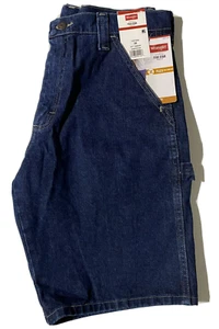 Wrangler Relaxed Fit Classic Blue Denim Shorts 10" Inseam Men's Size 30 R12 - Picture 1 of 7