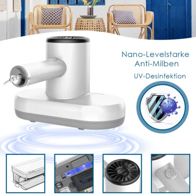 EXMATE UV Licht Matratze Anti Milbensauger 350W HEPA Milbenentfernung Sterilisation