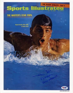 Mark Spitz SIGNED Sports Illustrated 11x14 Print Olympic Gold PSA/DNA AUTOGRAPH - Picture 1 of 1