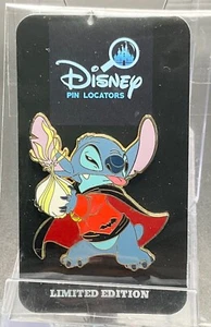 Disney Shopping 2007 Stitch Vampire Costume with Garlic LE 250 Pin - Picture 1 of 1