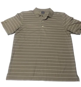 Greg Norman Shirt Mens L Short Sleeve Green Golfer Lightweight Adult Golf Polo - Picture 1 of 7
