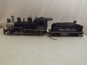 G gauge Bachmann Royal Blue Baltimore & Ohio 4-6-0 steam engine