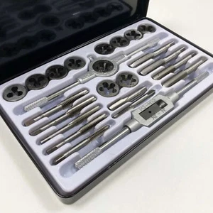 24x Imperial Tap and Die Set Alloy Steel With Storage Case UNF (AF) and UNC - Picture 1 of 8