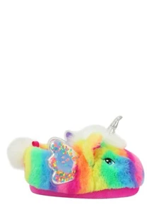 Wonder Nation Confetti Unicorn Animal Scuff Slipper sz 5-6 (little Girls) new - Picture 1 of 12