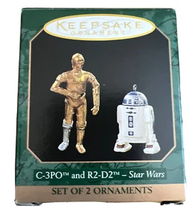 Hallmark Star Wars Ornament 1997 C-3PO and R2-D2 Miniature NEW NIB - Picture 1 of 4