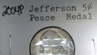 2004-P Jefferson Peace Nickel Error - Image 1 of 4