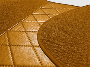 Cognac Loop Carpet Set For Mercedes W110 190 - 190D - 200 - 200D 1961-1968 - Bild 1 von 2