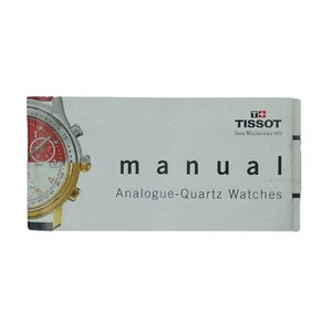 TISSOT GENUINE MANUAL ANALOGUE- QUARTZ WATCHES INTERNATIONAL USER MANUAL - Picture 1 of 3